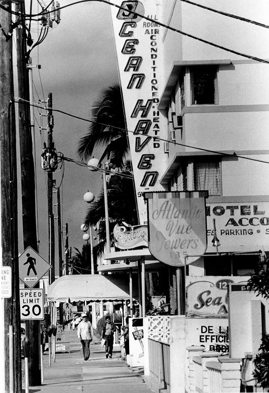 Baignade sur South Beach