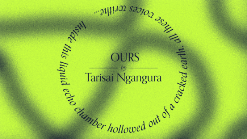 Jupiter Presents: Ours by Tarisai Ngangura w/ Immanuel Wilkins