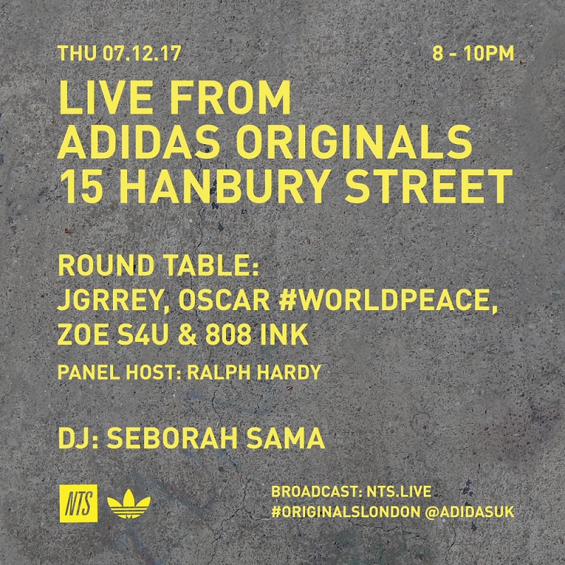 Live From Adidas Originals 15 Hanbury Street 05 Dec 2017 Incoming