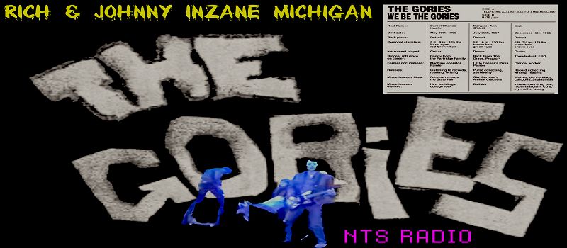 Rich & Johnny's Inzane Michigan: THE GORIES 