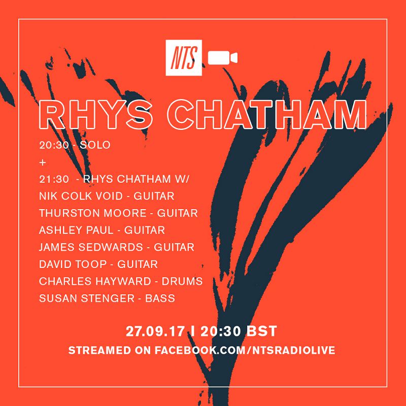 Rhys Chatham 26 Sep 2017 Incoming