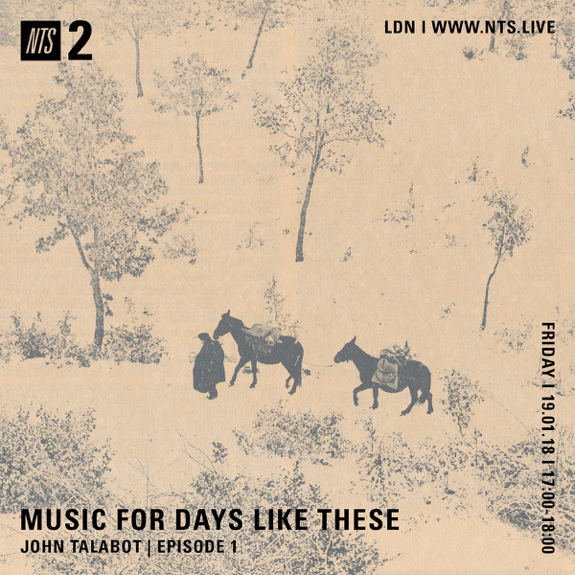 John Talabot 18 Jan 2018 Incoming