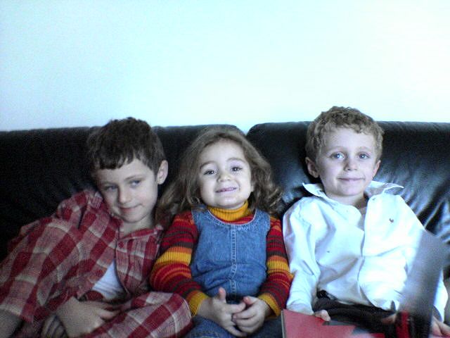 My living room, and my dad W/ Clara Odetto