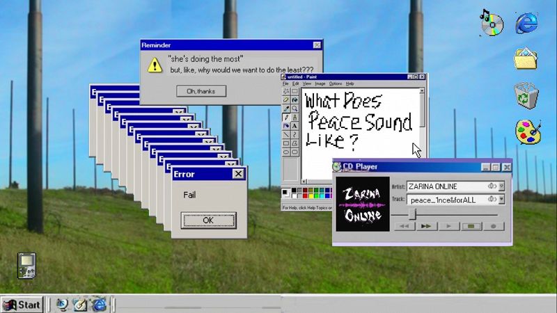 PEACE…once&forALL W/ ZARINA ONLINE