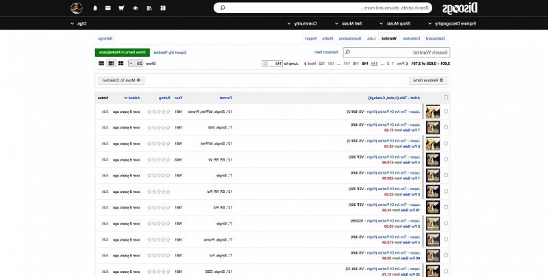 150 Session - Wantlist